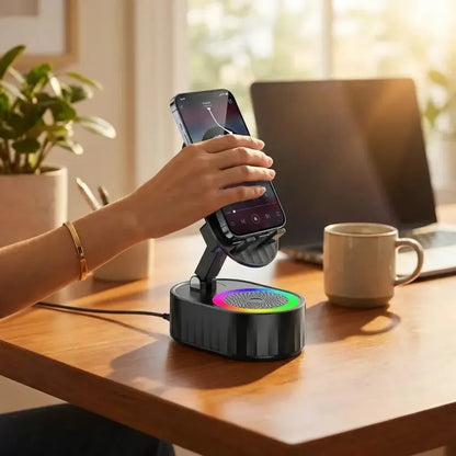 5 in 1 wireless induction speaker