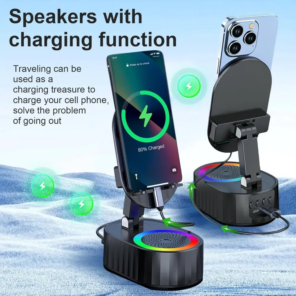 5 in 1 wireless induction speaker