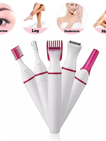 5 IN 1 Women Hair Removal Shaver Female