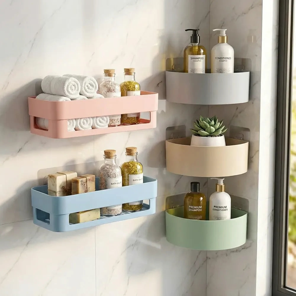5-shelf wall storage rack – combo pack