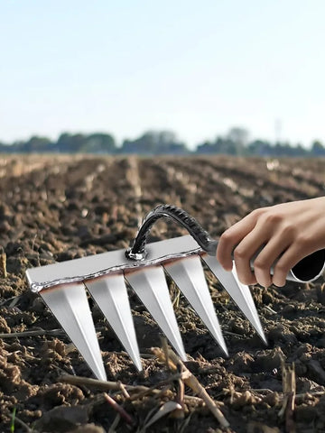 5 Teeth Steel Nail Rake