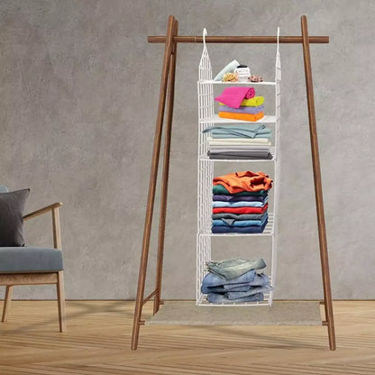 5-tier foldable wardrobe - home improvement