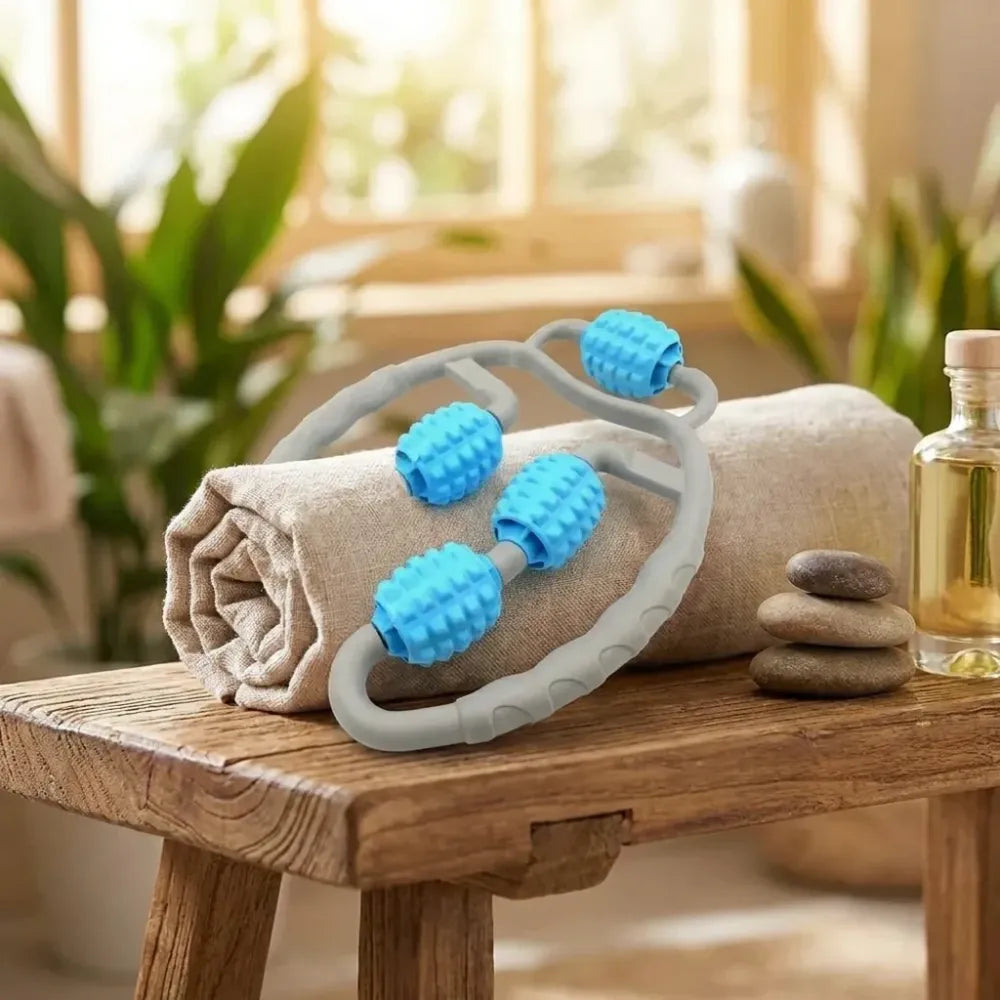 5-wheel muscle massage roller - health care
