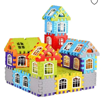 50-piece house building blocks set