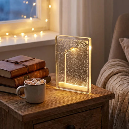 Snow Scene Light Street Lamp