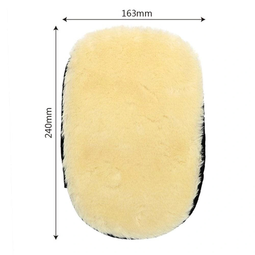 Wool & Mesh Car Cleaning Mitt