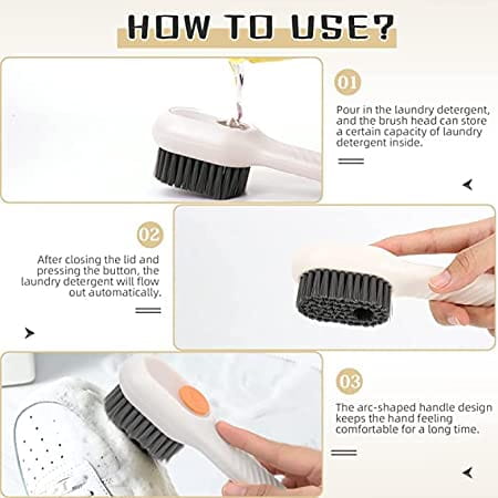 Multifunctional scrubbing brush