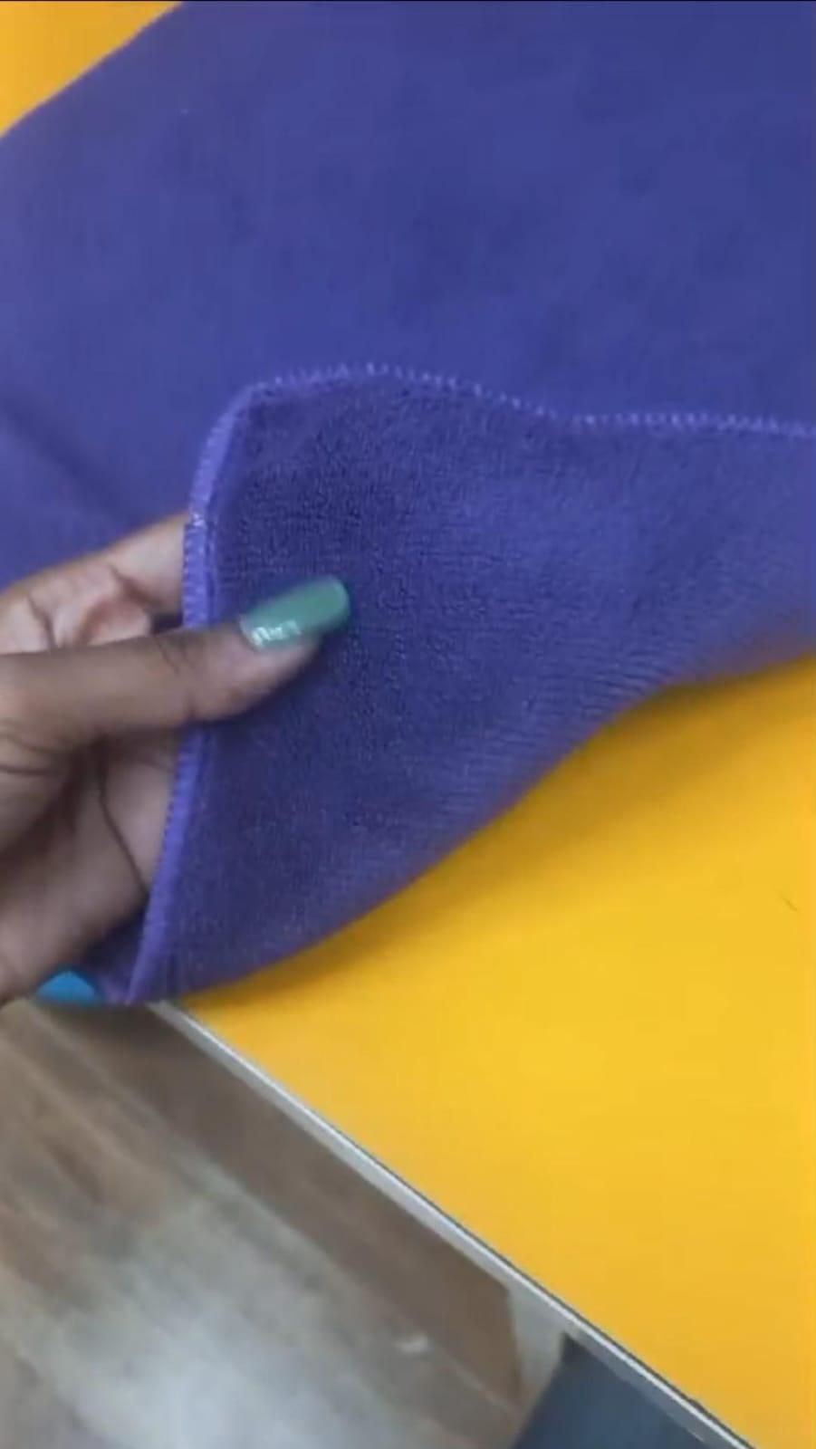 Professional car cleaning towel thickened ultrafine fiber