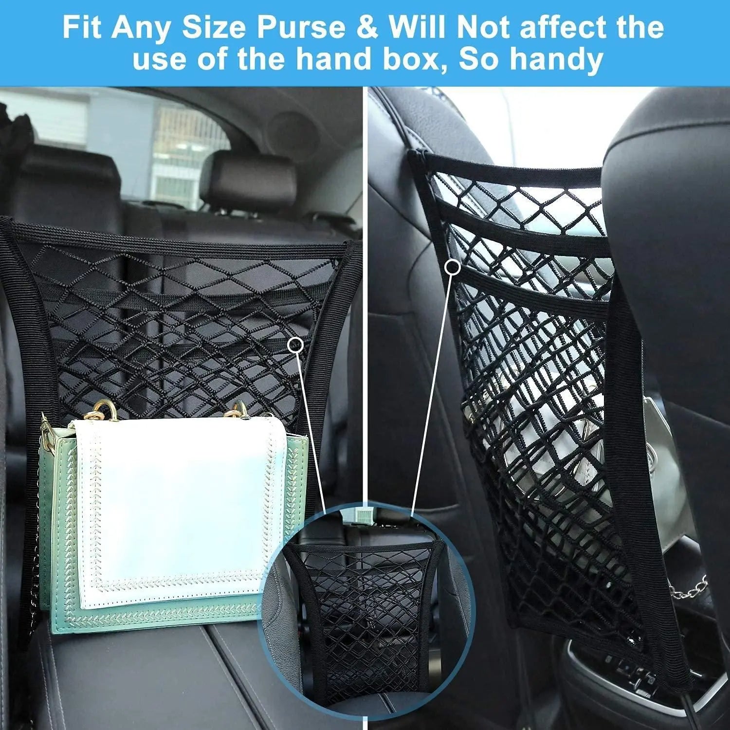 3-layer car mesh organizer
