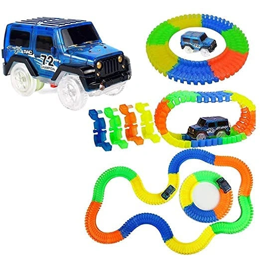 Magic tracks toy – led racetrack for kids