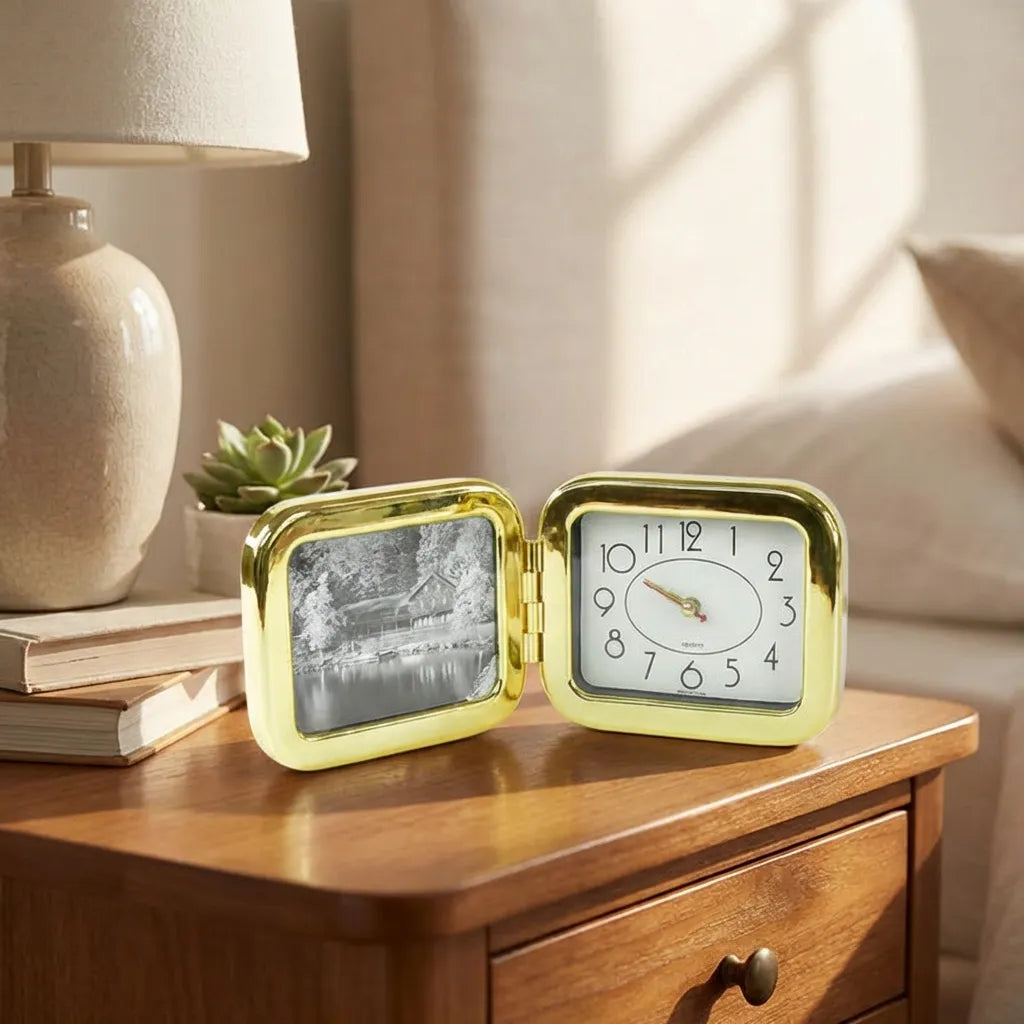 Portable Foldable Desk Clock  Space-saving And Stylish (1 Pc)