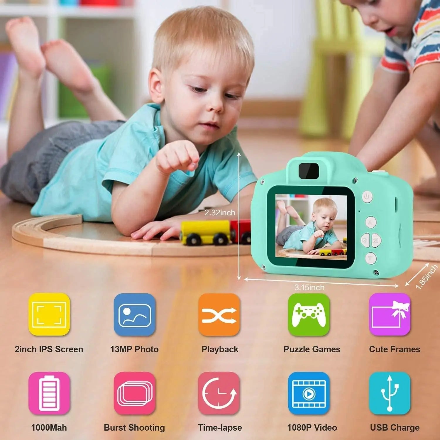 Digital video camera for kids