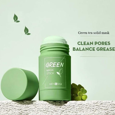 Green tea purifying clay stick mask