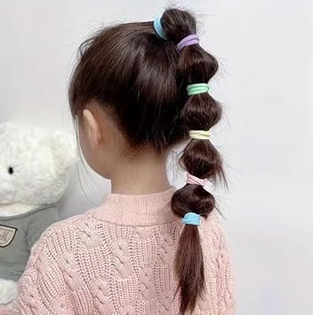 Mini hair ties for kids