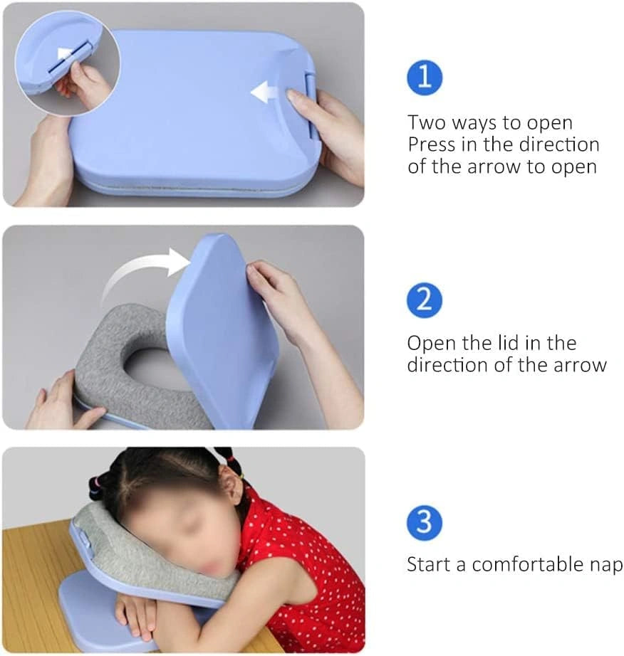 Foldable nap doughnut pillow