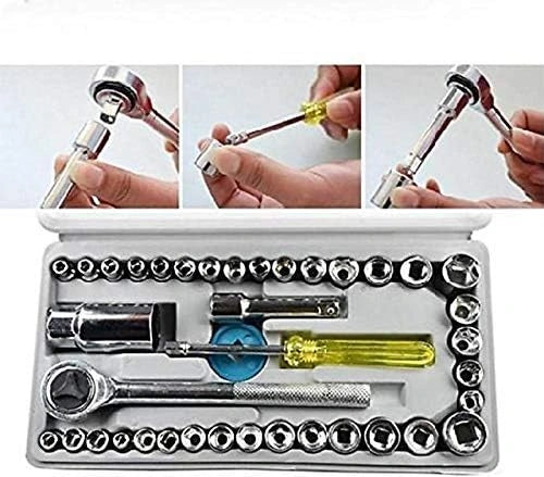 40-in-1 car repair tool kit