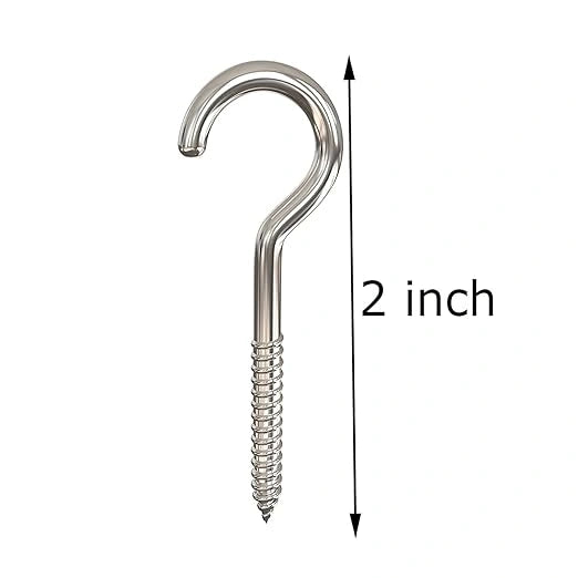 Heavy-duty rustproof eye hooks