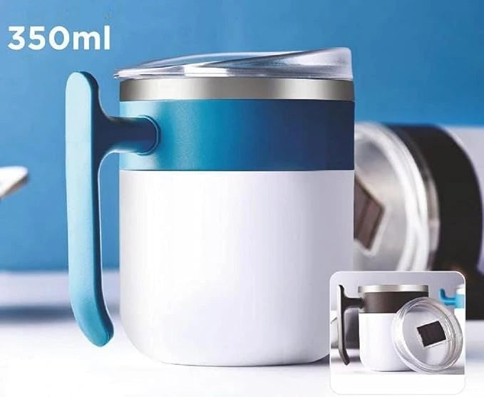 Spill-proof insulated coffee mug