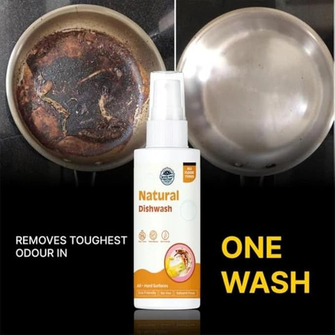 Natural liquid dishwash (pack of 2)