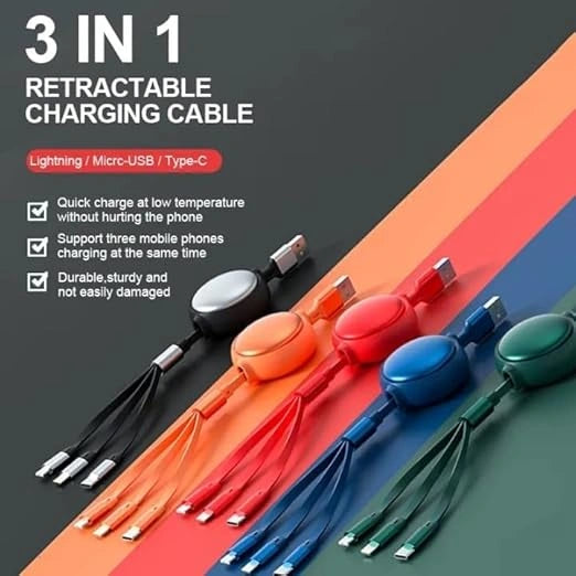 3 in 1 Multi Charging Cable