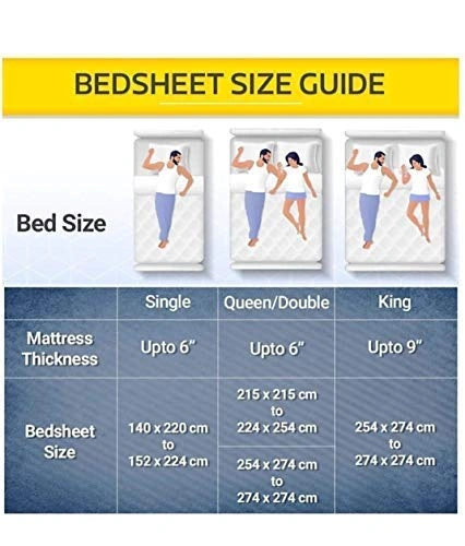 Snooze elastic fitted bedsheet – pack of 1