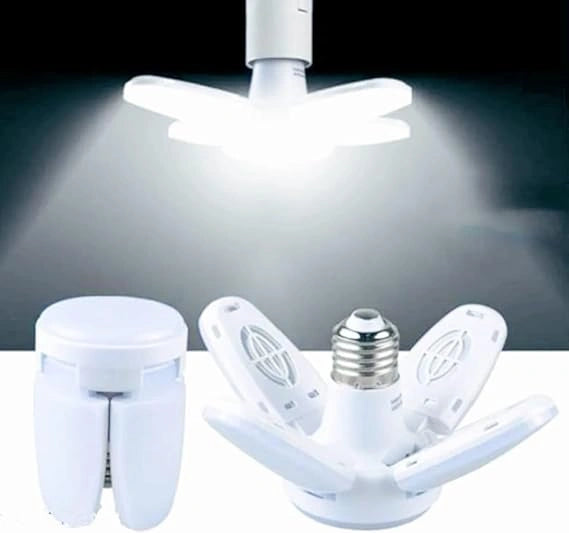 Foldable led fan bulb