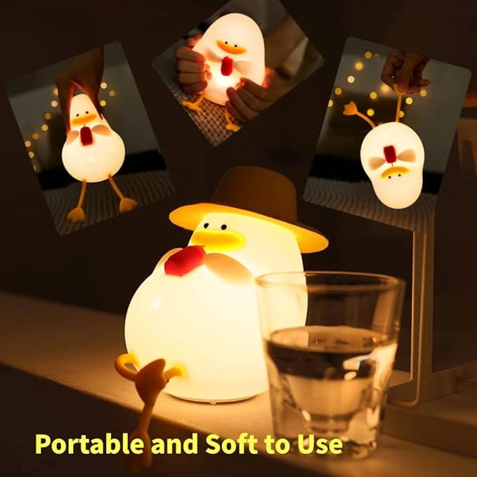 Duck silicone night light – pack of 1