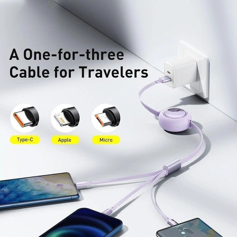 3 in 1 multi charging cable