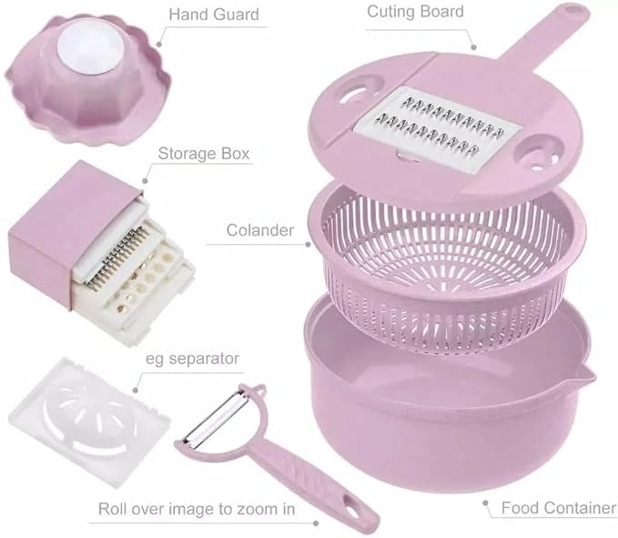 6-in-1 multi-function vegetable chopper