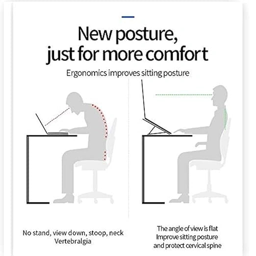 Foldable ergonomic laptop stand