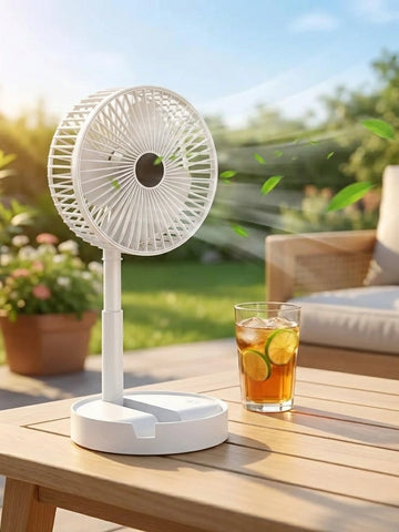 Powerful Rechargeable High Speed Table Desk Fan