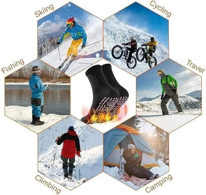 Self heating socks winter warm massage