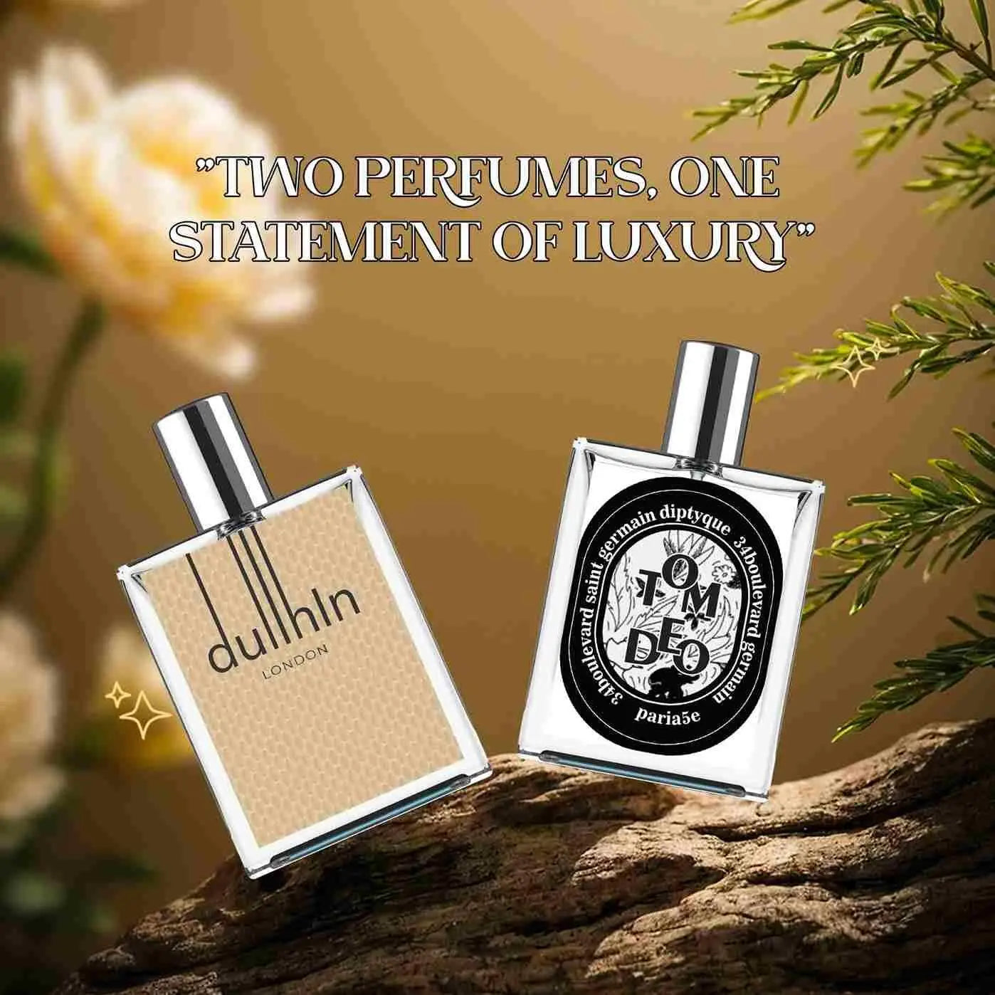 Luxury iconic perfume duo