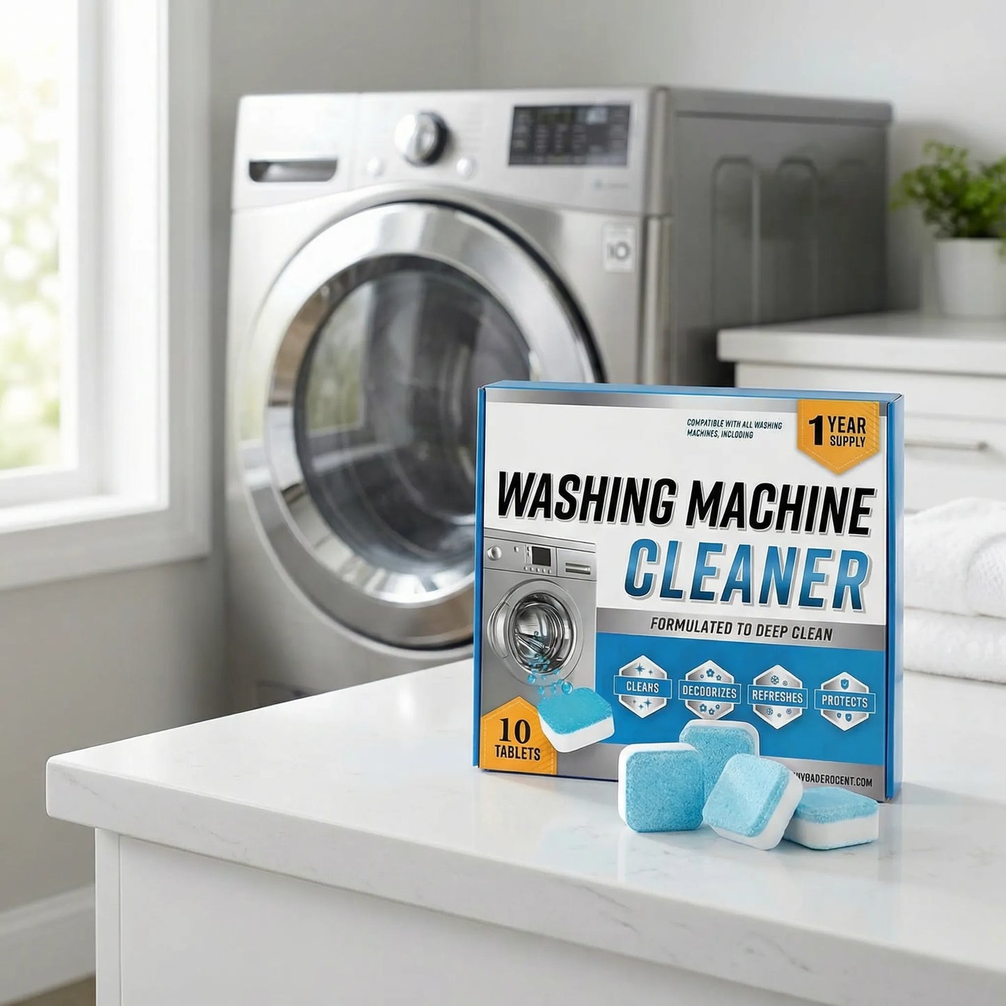 Washing Machine Deep Cleaning Tablets (Pack of 12)