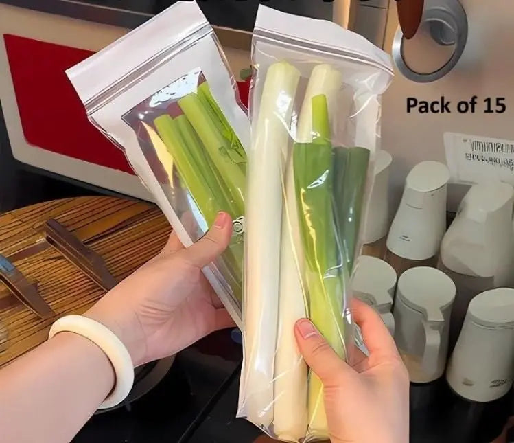 Multipurpose zip lock bags – 15pc