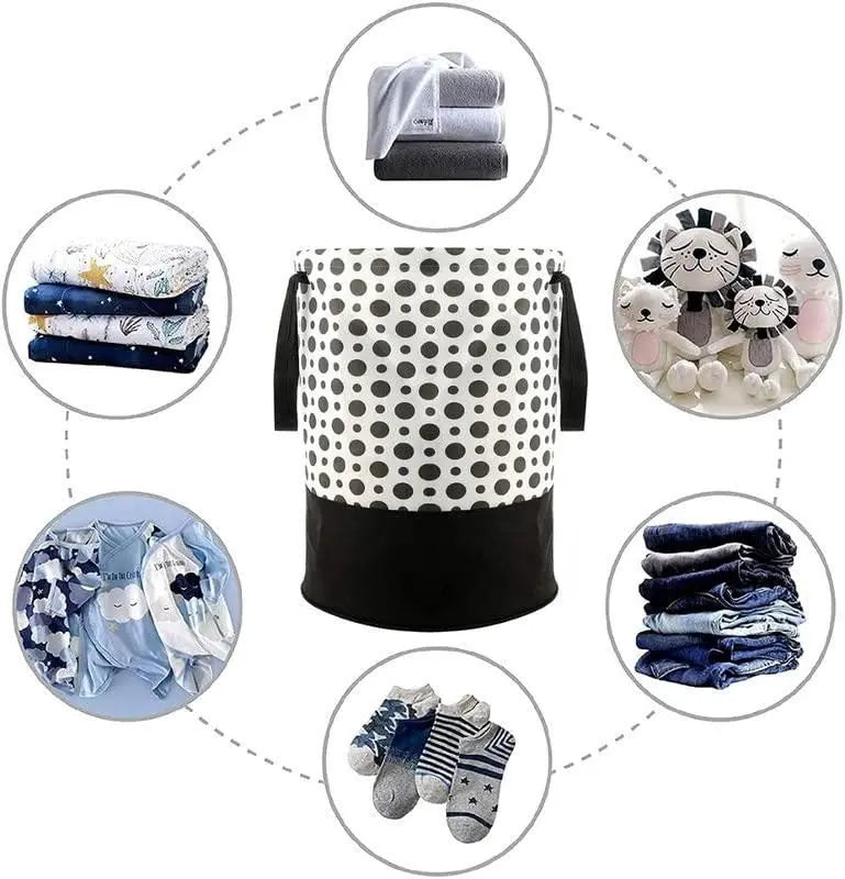 Polka dot laundry bag – 45l
