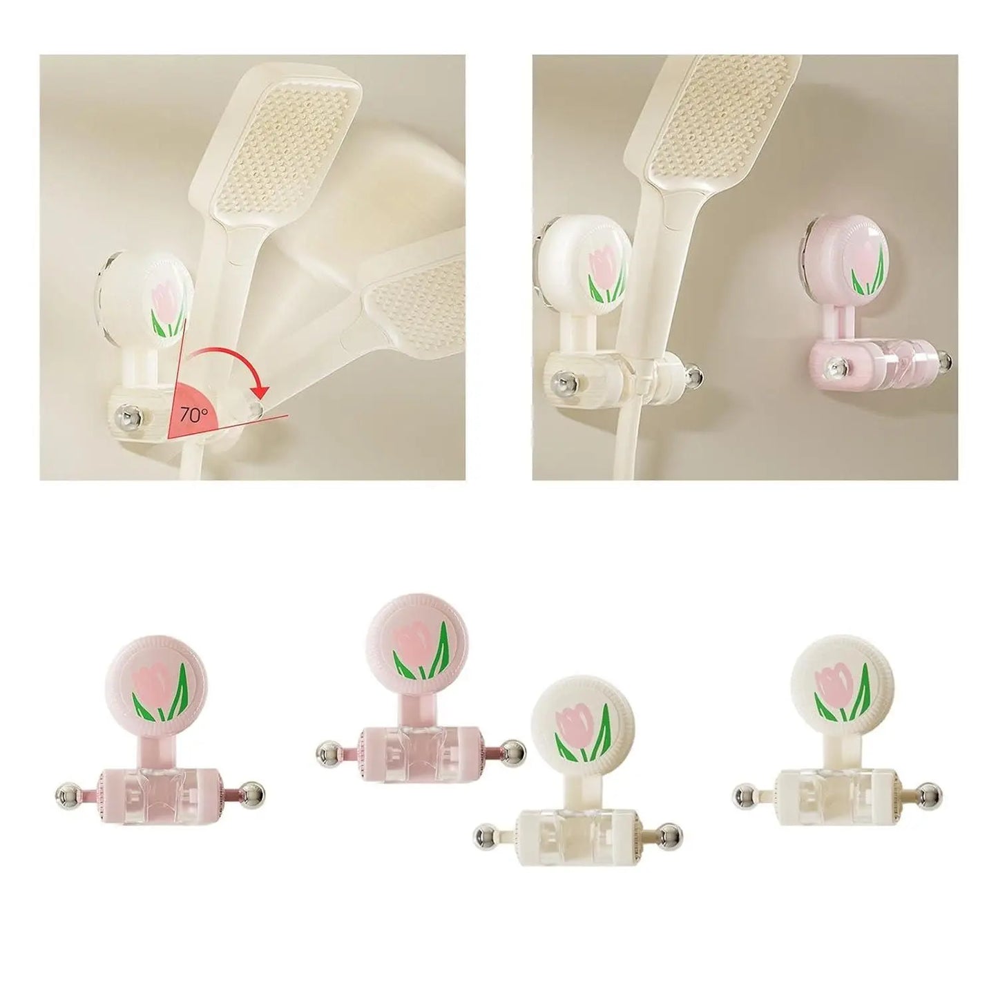 Adjustable Shower Head Holder – Pack of 2