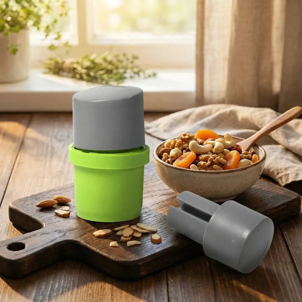5333 plastic dry fruit and paper mill grinder slicer chocolate cutter butter with 3 in 1 blade standard multicolor