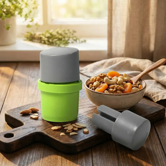 5333 plastic dry fruit and paper mill grinder slicer chocolate cutter butter with 3 in 1 blade standard multicolor