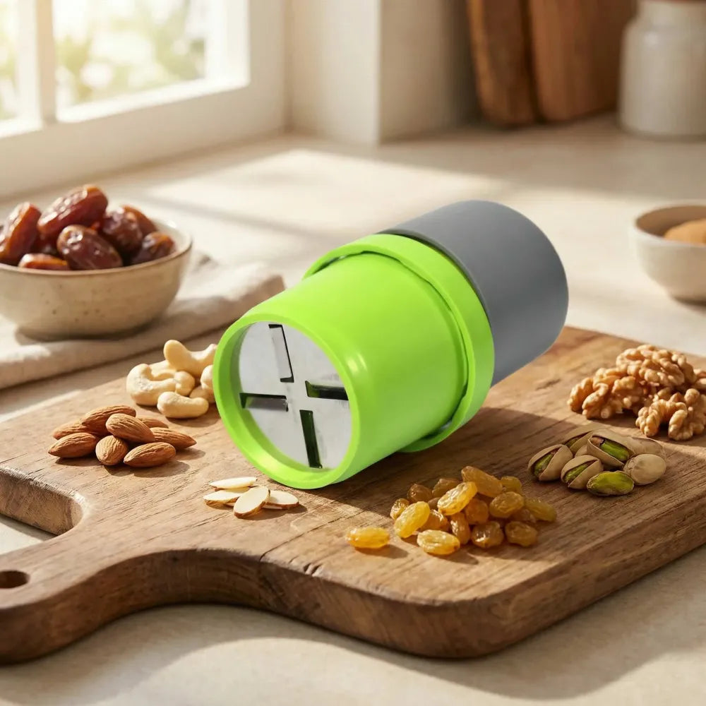 5333 plastic dry fruit and paper mill grinder slicer chocolate cutter butter with 3 in 1 blade standard multicolor