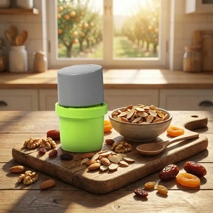5333 plastic dry fruit and paper mill grinder slicer chocolate cutter butter with 3 in 1 blade standard multicolor