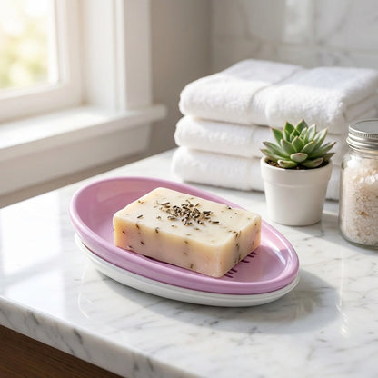 Self-Draining Soap Dish Pro