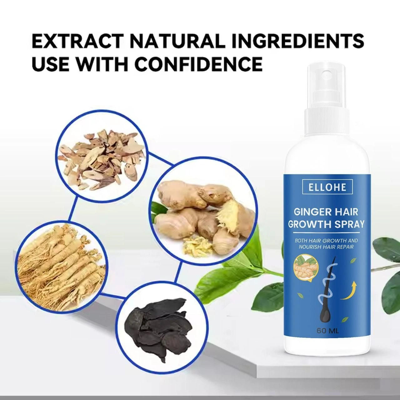 Ellohe ginger hair spray – 60ml
