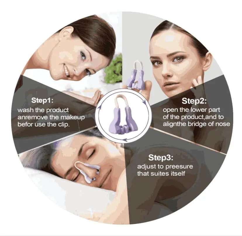 Adjustable nose shaper clip