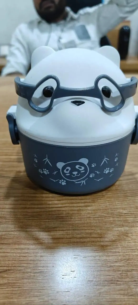 Cute teddy cartoon tiffin box