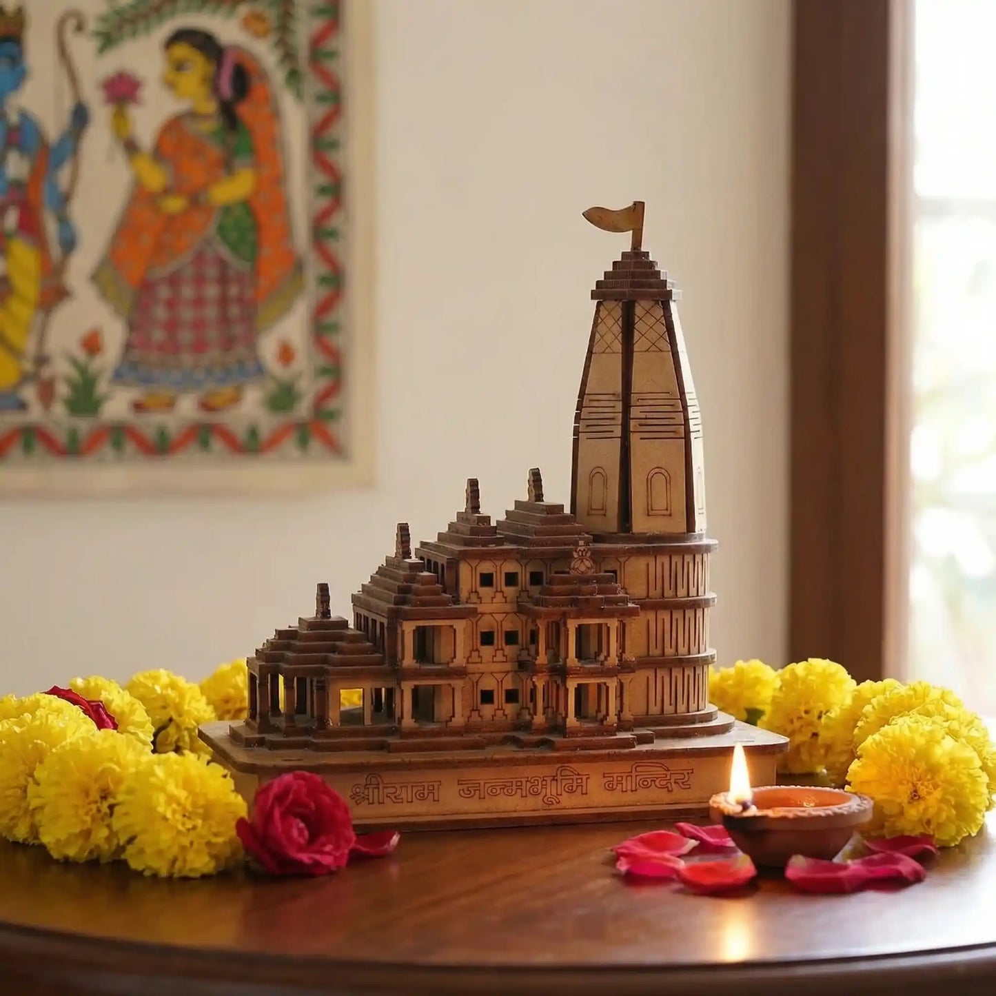 AYODHYA RAM MANDIR WOODEN TEMPLE
