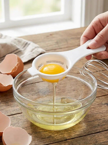 2885 Egg Yolk Separator Egg White Yolk Filter Separator Egg Strainer Spoon Filter Egg Divider
