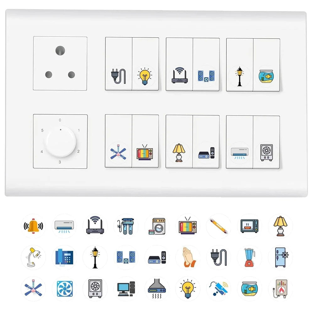 3d premium switch stickers – 149 pcs