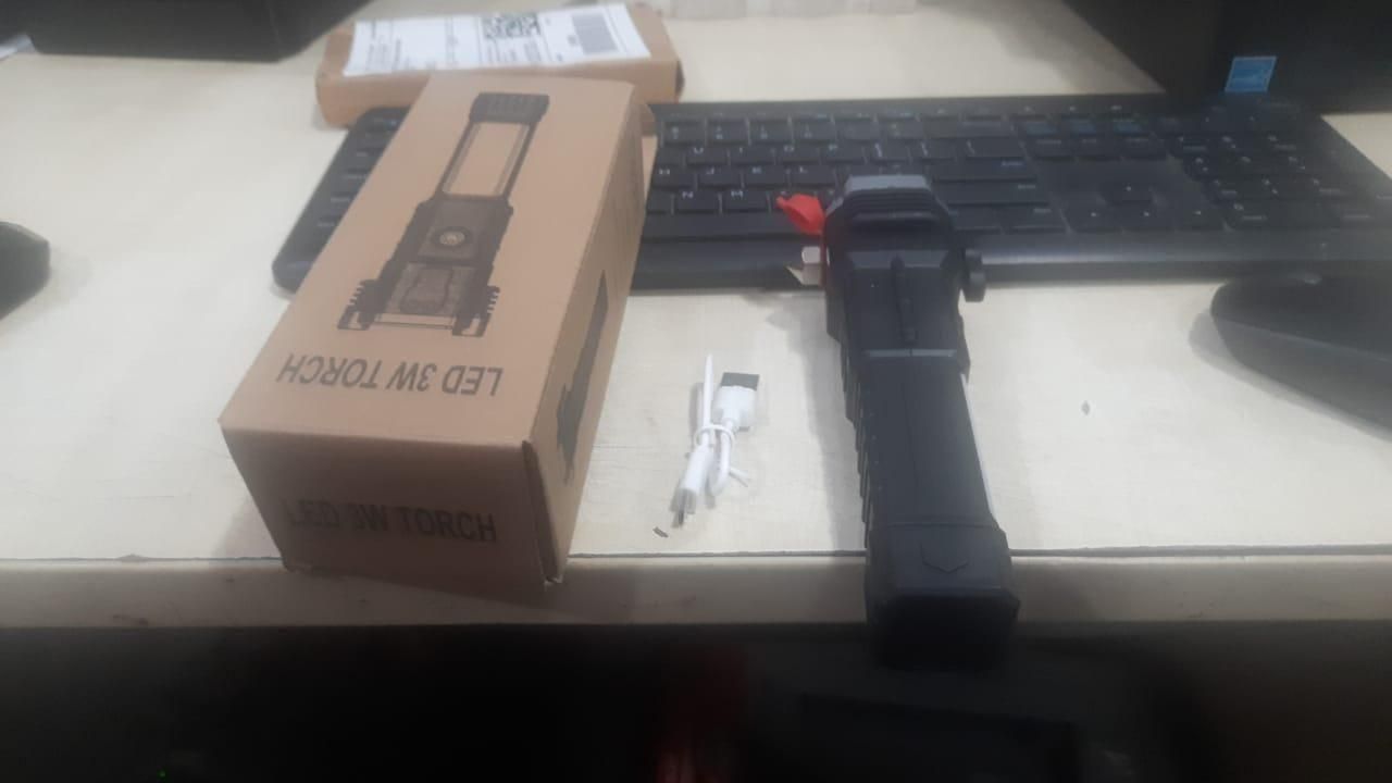 Rechargeable torch led flashlight