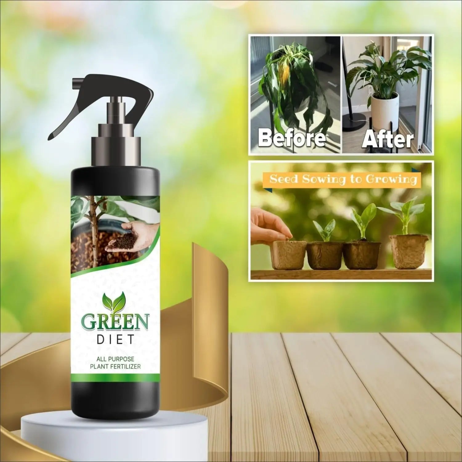 Green diet all purpose plant fertilizer (pack of 2)